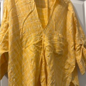 Anthropologie Holding Horses Sunlit Plaid Shirt